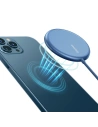 Baseus mini magnetic wireless Qi charger 15 W (MagSafe compatible for iPhone) blue (WXJK-H03)