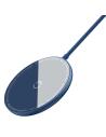 Wholesale Baseus mini magnetic wireless Qi charger 15 W (MagSafe compatible for iPhone) blue (WXJK-H03) - BSU2633BLU - {ean13} - Hurt