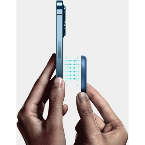 Wholesale Baseus mini magnetic wireless Qi charger 15 W (MagSafe compatible for iPhone) blue (WXJK-H03) - BSU2633BLU - {ean13} - Hurt