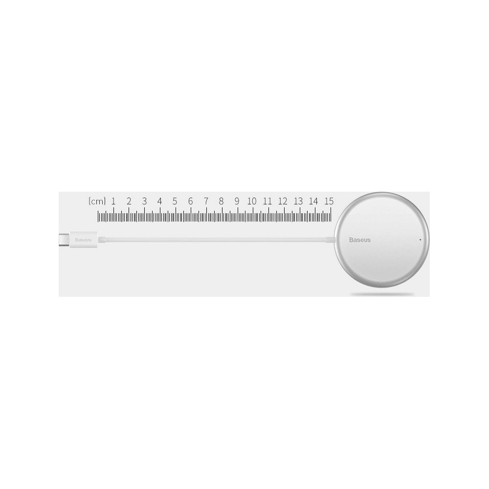 Hurtownia GSM - Baseus mini magnetyczna bezprzewodowa indukcyjna ładowarka Qi 15 W (kompatybilna z MagSafe) niebieski (WXJK-H03) - BSU2633BLU - {ean13} - Hurt