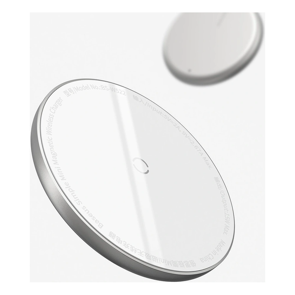 Hurtownia GSM - Baseus mini magnetyczna bezprzewodowa indukcyjna ładowarka Qi 15 W (kompatybilna z MagSafe) niebieski (WXJK-H03) - BSU2633BLU - {ean13} - Hurt