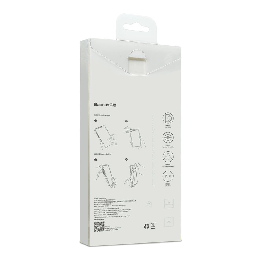 Hurtownia GSM - Baseus Ochranný kryt na objektiv kamery, pancéřový, elastický, gelový obal Apple iPhone 12 mini černý (FRAPIPH54N-01) - BSU2640BLK - {ean13} - Hurt