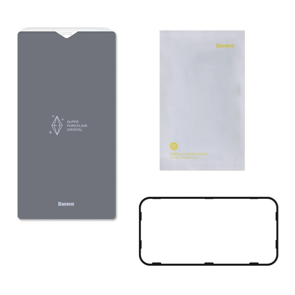 Hurtownia GSM - Baseus sada 2x keramické tvrzené sklo 0,3 mm Apple iPhone 12 Pro Max průhledné (SGAPIPH67N-LI02) - BSU2650CL - {ean13} - Hurt