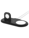 Bezdrátová nabíječka Spigen MagFit Duo Apple MagSafe & Apple Watch Charger Stand Černá