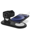 Hurtownia GSM - Ładowarka bezprzewodowa Spigen MagFit Duo Apple MagSafe & Apple Watch Charger Stand Black - SPN1585BLK - {ean13} - Hurt