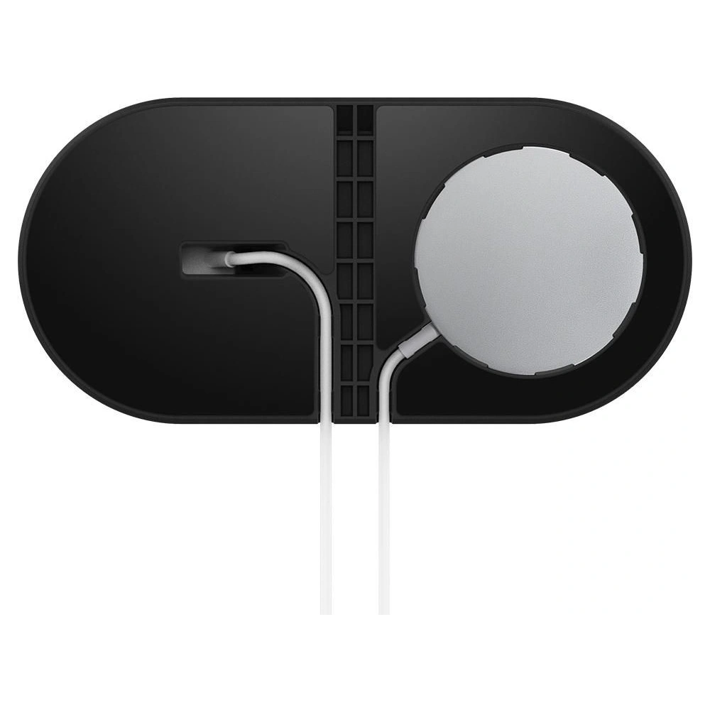 Hurtownia GSM - Bezdrátová nabíječka Spigen MagFit Duo Apple MagSafe & Apple Watch Charger Stand Černá - SPN1585BLK - {ean13} - Hurt