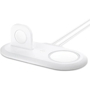 Wholesale Spigen MagFit Duo Apple MagSafe & Apple Watch Charger Stand White - SPN1586WHT - {ean13} - Hurt