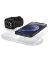 Hurtownia GSM - Ładowarka bezprzewodowa Spigen MagFit Duo Apple MagSafe & Apple Watch Charger Stand White - SPN1586WHT - {ean13} - Hurt
