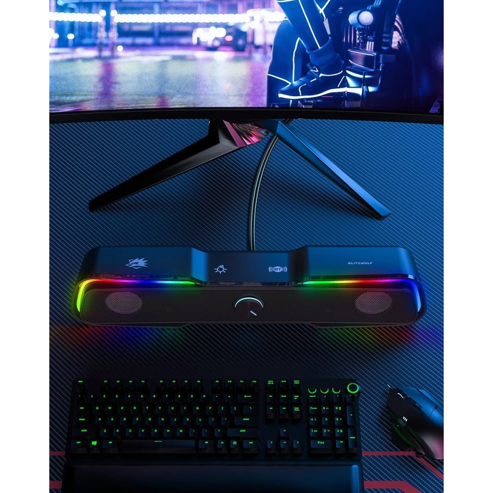 Hurtownia GSM - Herní reproduktor BlitzWolf BW-GS1, RGB - BLZ350 - {ean13} - Hurt