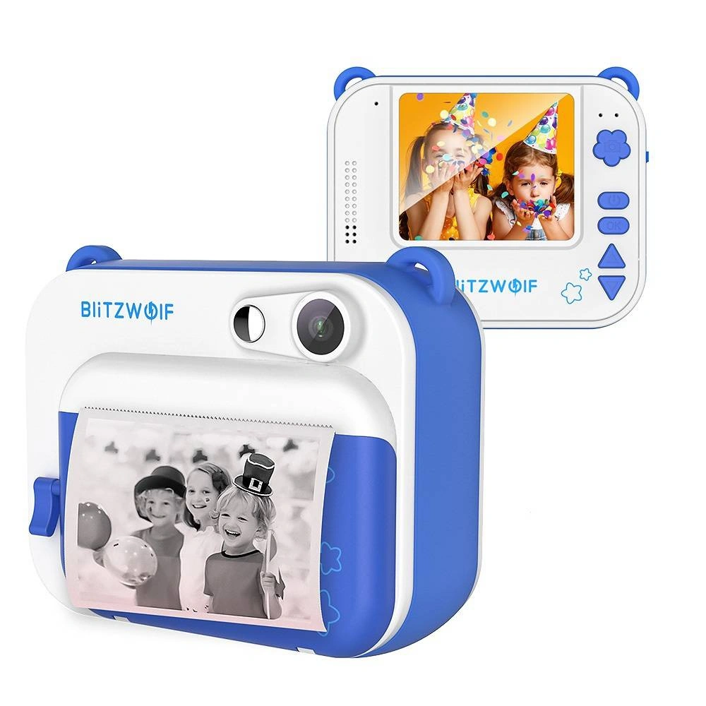 Wholesale DIY Instant Print Camera for kids BlitzWolf DP1 (blue) - BLZ353 - {ean13} - Hurt