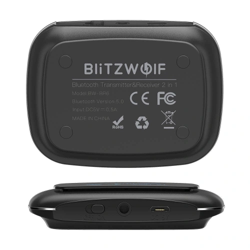 Transmiter / Odbiornik BlitzWolf BW-BR6, Bluetooth 5.0, aptX