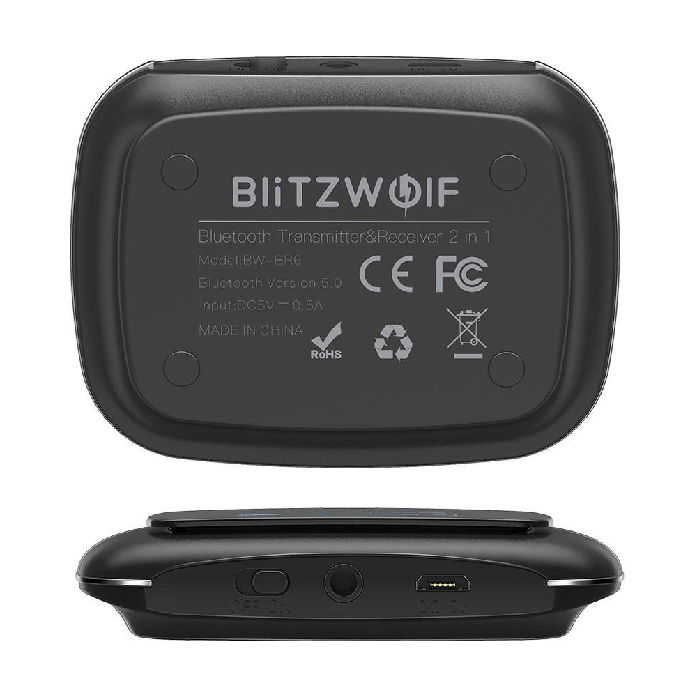 Hurtownia GSM - Transmiter / Příjímač BlitzWolf BW-BR6, Bluetooth 5.0, aptX - BLZ360 - {ean13} - Hurt