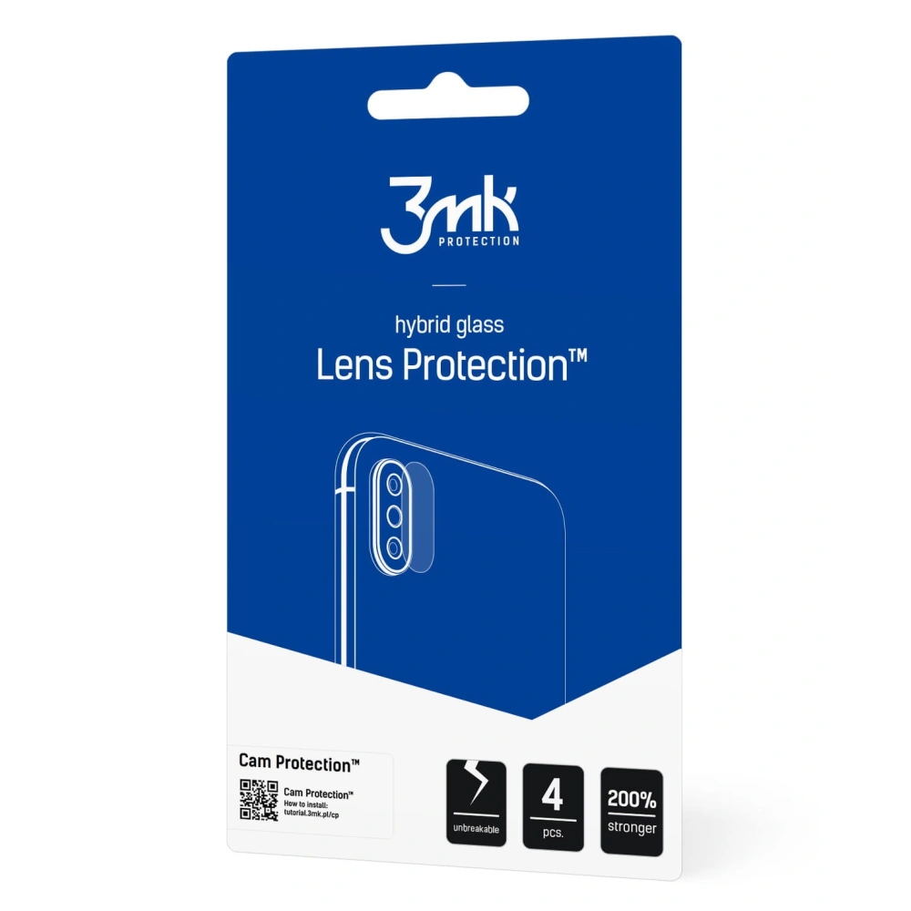 Hurtownia GSM - Szkło hybrydowe na obiektyw aparatu 3MK Lens Protection Realme 8 Pro [4 PACK] - 3MK1618 - {ean13} - Hurt