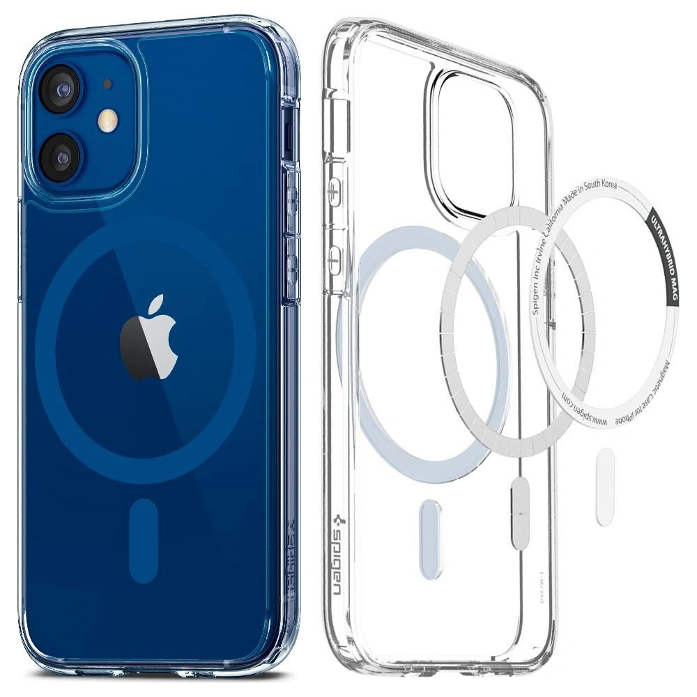 Wholesale Spigen Ultra Hybrid Mag MagSafe Apple iPhone 12/12 Pro Blue - SPN1587BLU - {ean13} - Hurt