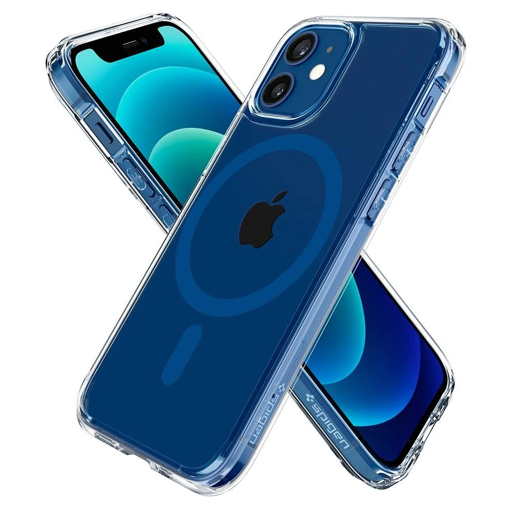 Wholesale Spigen Ultra Hybrid Mag MagSafe Apple iPhone 12/12 Pro Blue - SPN1587BLU - {ean13} - Hurt