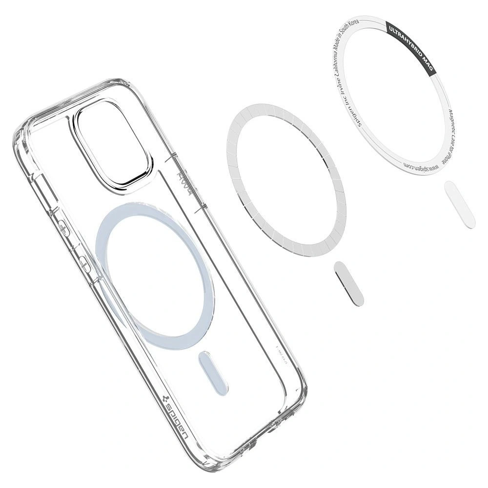 Hurtownia GSM - Etui Spigen Ultra Hybrid Mag MagSafe Apple iPhone 12/12 Pro Modrá - SPN1587BLU - {ean13} - Hurt