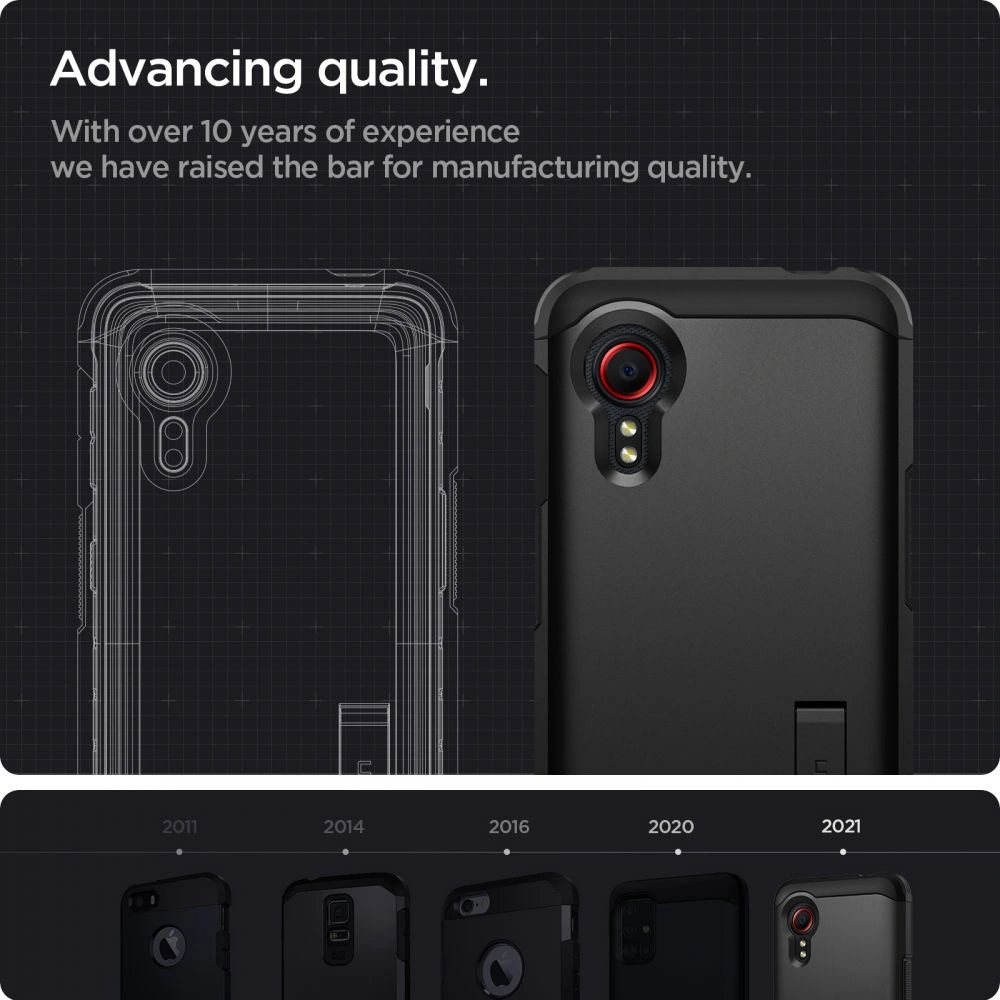 Hurtownia GSM - Etui Spigen Tough Armor Samsung Galaxy XCover 5 černé - SPN1588BLK - {ean13} - Hurt
