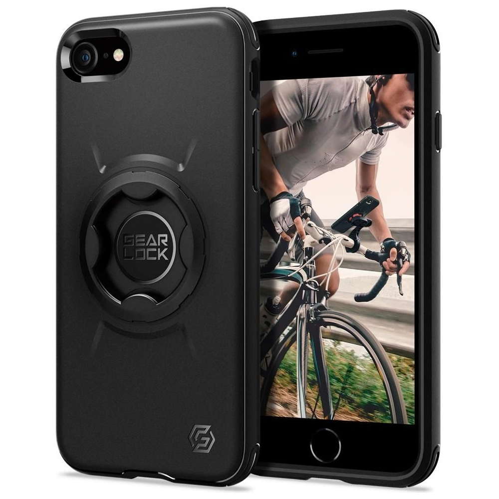 Hurtownia GSM - Etui Spigen Gearlock GCF121 Bike Mount Case Apple iPhone SE 2022/SE 2020/8/7 černé - SPN1589BLK - {ean13} - Hurt