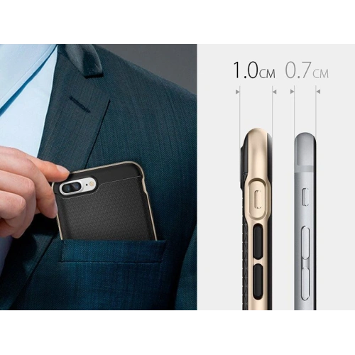 Etui Spigen Neo Hybrid Apple iPhone 8/7 Plus Satin Silver