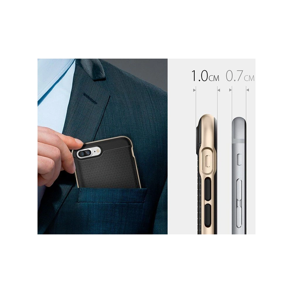 Hurtownia GSM - Etui Spigen Neo Hybrid Apple iPhone 8/7 Plus Satin Silver - SPN1593SLV - {ean13} - Hurt