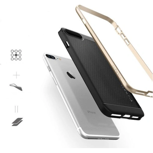 Etui Spigen Neo Hybrid Apple iPhone 8/7 Plus Satin Silver