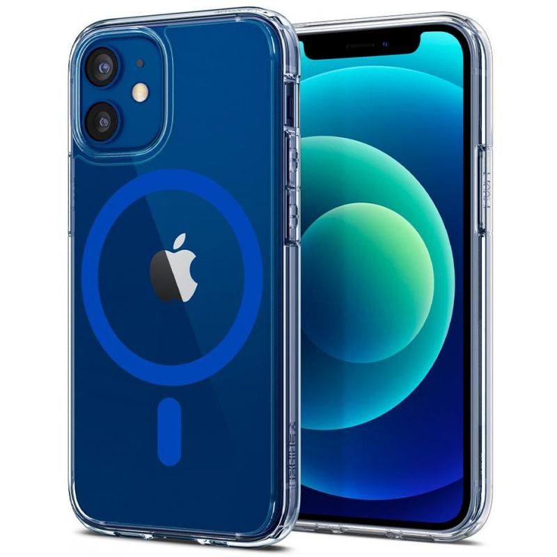Hurtownia Spigen - 8809756644429 - SPN1595BLU - Etui Spigen Ultra Hybrid Mag MagSafe Apple iPhone 12 mini Blue - B2B homescreen