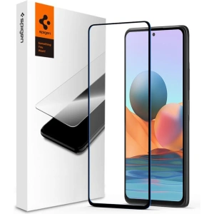 Sklo tvrzené Spigen GLAS.tR Slim Redmi Note 10/10S Černé