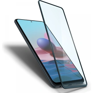 Sklo tvrzené Spigen GLAS.tR Slim Redmi Note 10/10S Černé