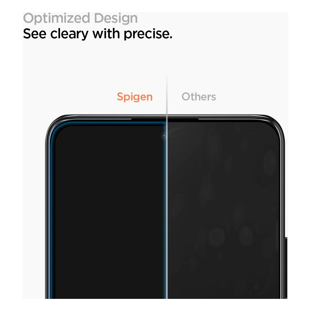 Hurtownia GSM - Sklo tvrzené Spigen GLAS.tR Slim Redmi Note 10/10S Černé - SPN1596BLK - {ean13} - Hurt