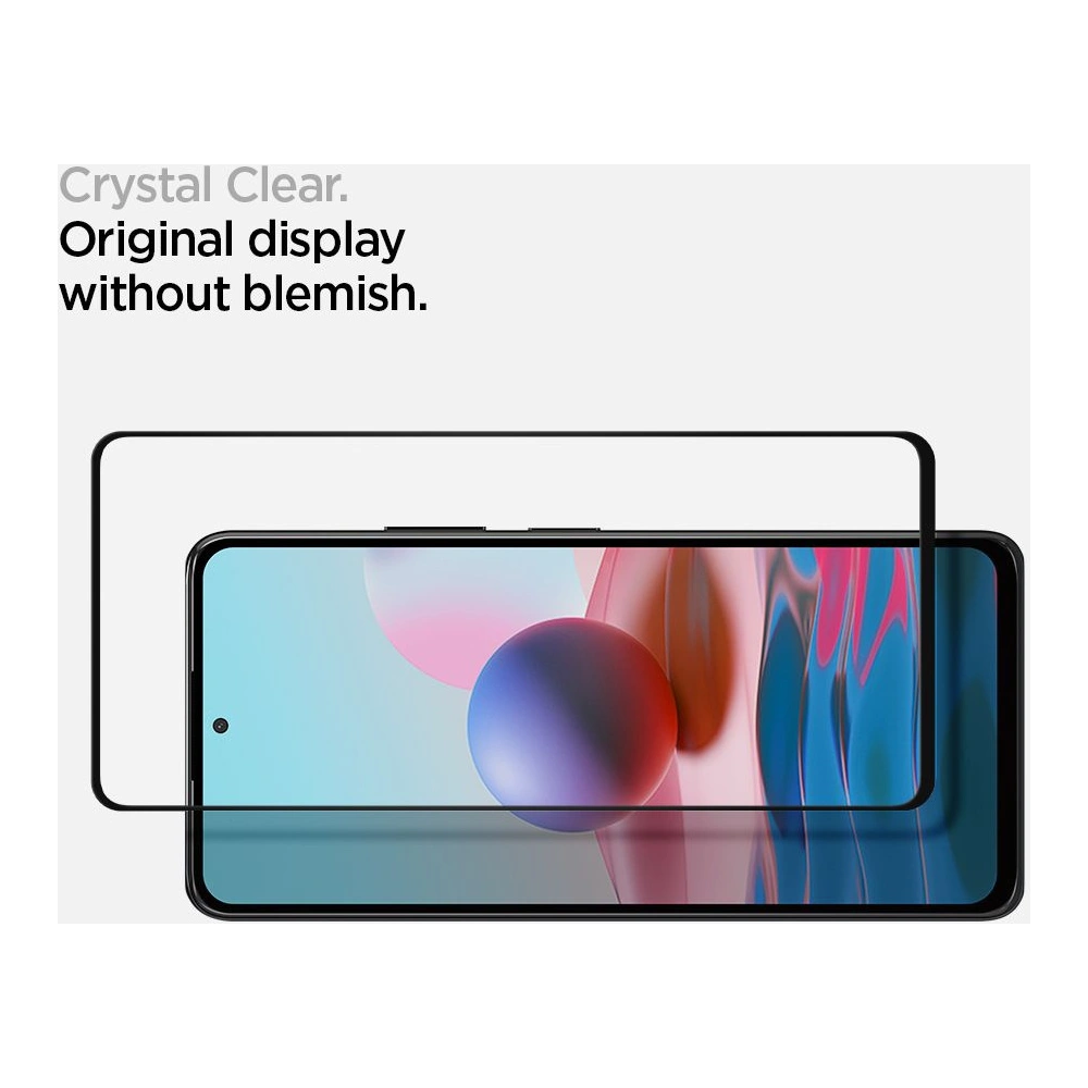 Hurtownia GSM - Sklo tvrzené Spigen GLAS.tR Slim Redmi Note 10/10S Černé - SPN1596BLK - {ean13} - Hurt