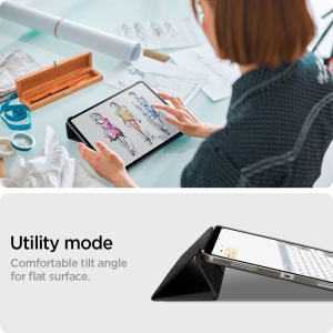 Hurtownia GSM - Etui Spigen Liquid Air Folio Apple iPad Pro 12.9 2021 (5. generacji) Black - SPN1597BLK - {ean13} - Hurt