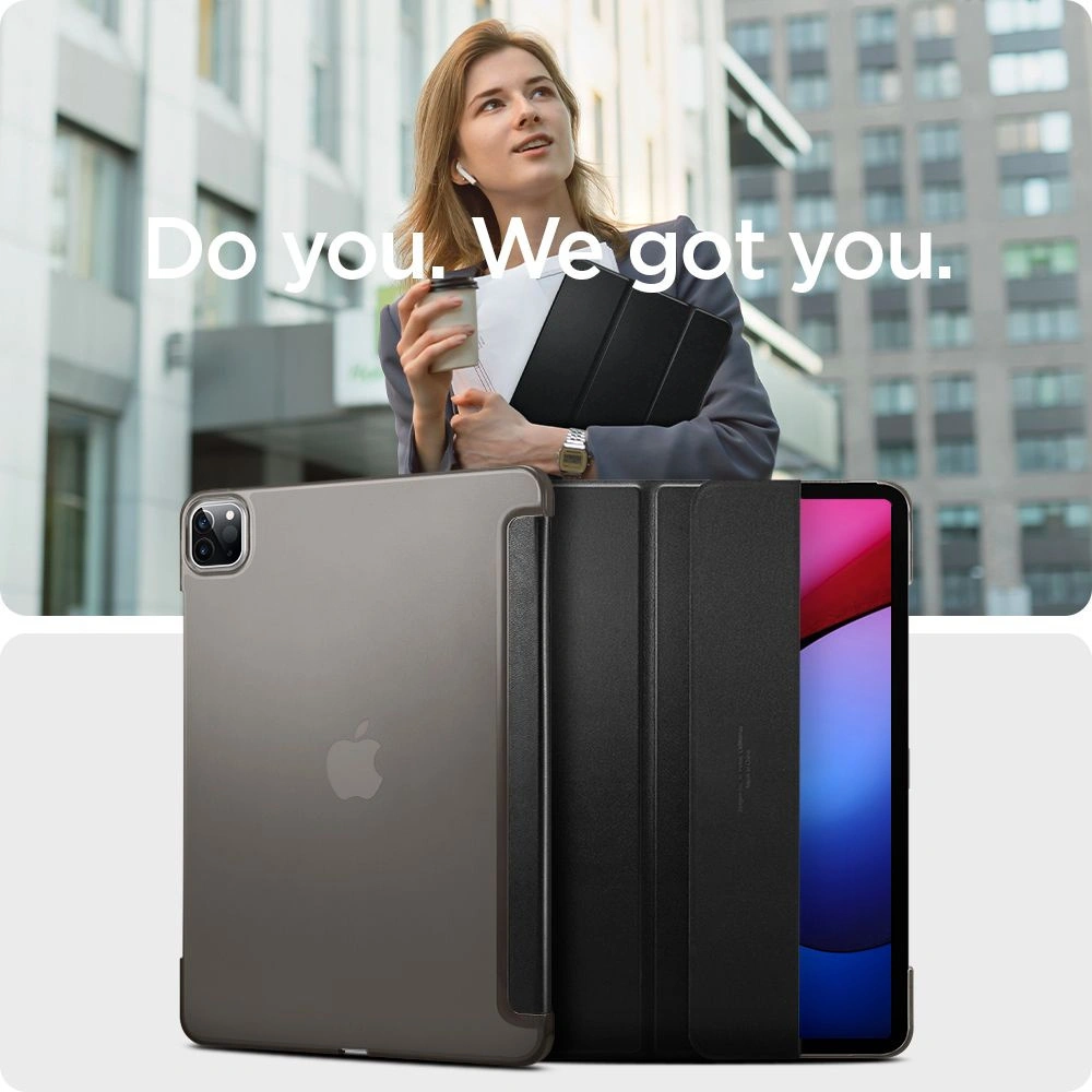 Hurtownia GSM - Etui Spigen Smart Fold Apple iPad Pro 12.9 2021 (5. generace) černá - SPN1598BLK - {ean13} - Hurt