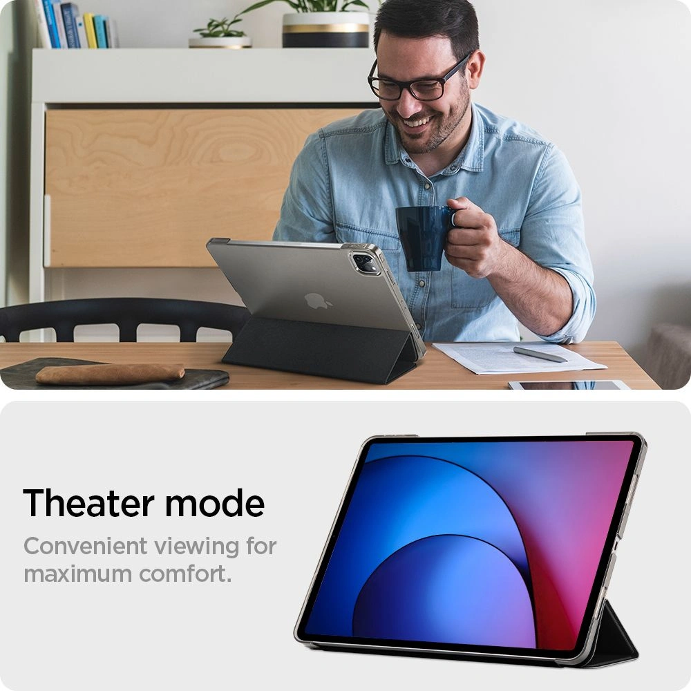 Hurtownia GSM - Etui Spigen Smart Fold Apple iPad Pro 12.9 2021 (5. generace) černá - SPN1598BLK - {ean13} - Hurt