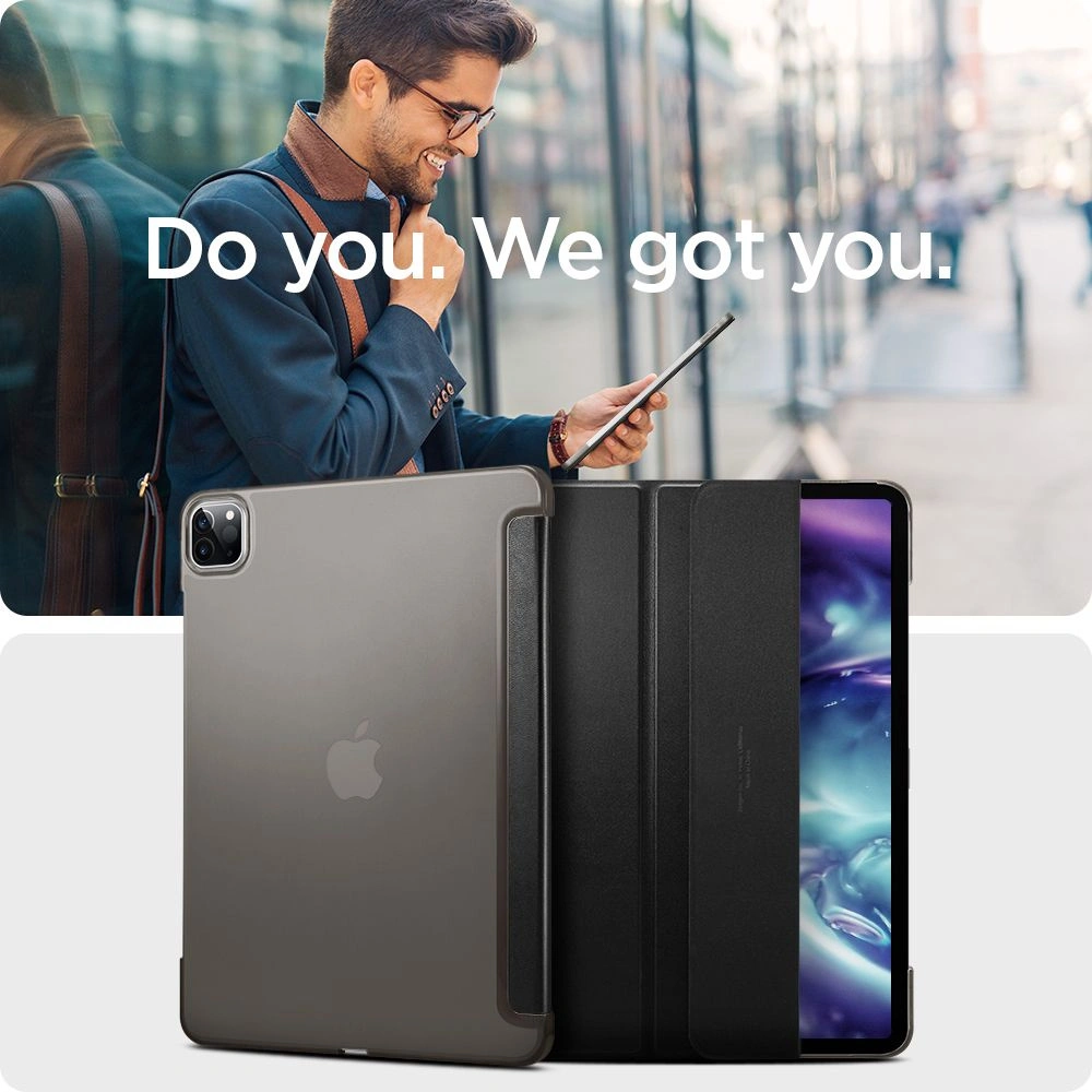 Wholesale Spigen Smart Fold Apple iPad Pro 11 2021 Black - SPN1599BLK - {ean13} - Hurt