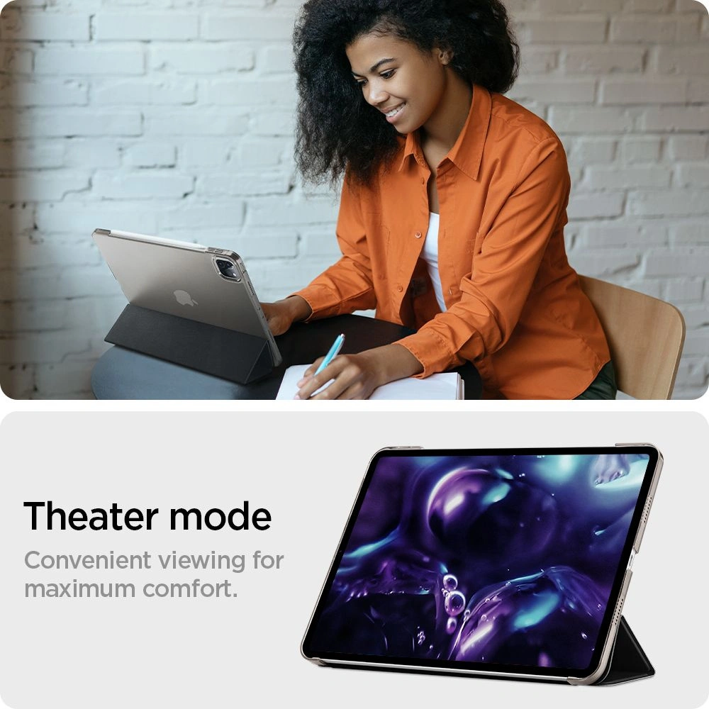 Wholesale Spigen Smart Fold Apple iPad Pro 11 2021 Black - SPN1599BLK - {ean13} - Hurt