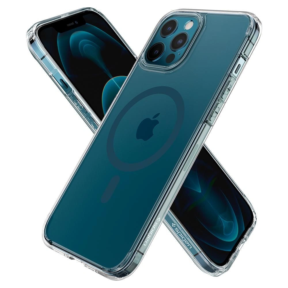 Wholesale Spigen Ultra Hybrid Mag MagSafe Apple iPhone 12 Pro Max Pacific Blue - SPN1601BLU - {ean13} - Hurt