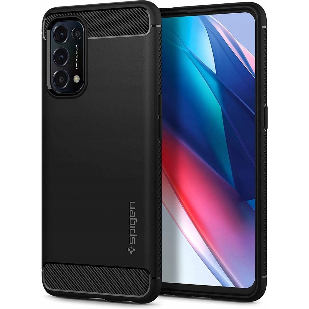 Hurtownia GSM - Etui Spigen Rugged Armor Oppo Reno 5 5G/Find X3 Lite Matte Black - SPN1602BLK - {ean13} - Hurt
