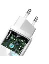 Hurtownia GSM - Ładowarka sieciowa Baseus GaN2 Lite, USB + USB-C, 65W, EU (biała) - BSU2656WHT - {ean13} - Hurt