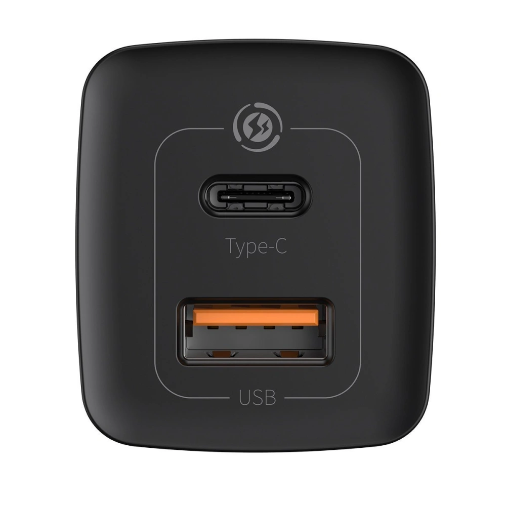 Hurtownia GSM - Nabíječka Baseus GaN2 Lite, USB + USB-C, 65W, EU (černá) - BSU2657BLK - {ean13} - Hurt