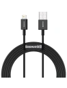 Kabel USB do Lightning Baseus Superior Series, 2.4A, 2m (czarny)