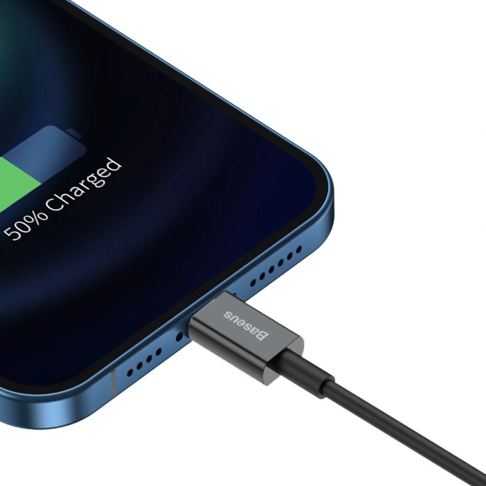 Hurtownia GSM - Kabel USB do Lightning Baseus Superior Series, 2.4A, 2m (černý) - BSU2659BLK - {ean13} - Hurt