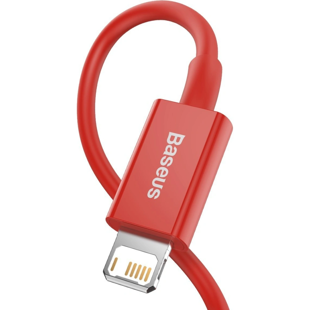 Hurtownia GSM - Kabel USB do Lightning Baseus Superior Series, 2.4A, 2m (czerwony) - BSU2658RED - {ean13} - Hurt