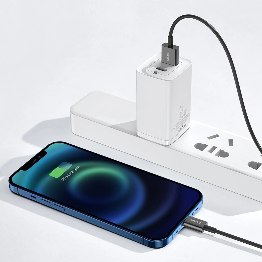 Hurtownia GSM - Kabel USB do Lightning Baseus Superior Series, 2.4A, 2m (černý) - BSU2659BLK - {ean13} - Hurt