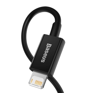 Wholesale Baseus Superior Series Cable USB - Lightning 2.4A 1m (black) - BSU2660BLK - {ean13} - Hurt