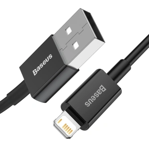 Hurtownia GSM - Kabel USB do Lightning Baseus Superior Series, 2.4A, 1m (czarny) - BSU2660BLK - {ean13} - Hurt
