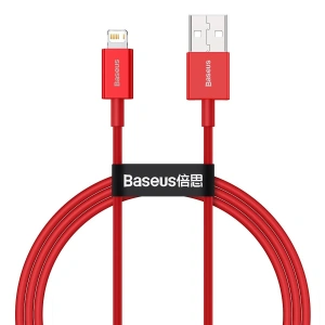 Wholesale Baseus Superior Series Cable USB - Lightning 2.4A 1m (red) - BSU2661RED - {ean13} - Hurt
