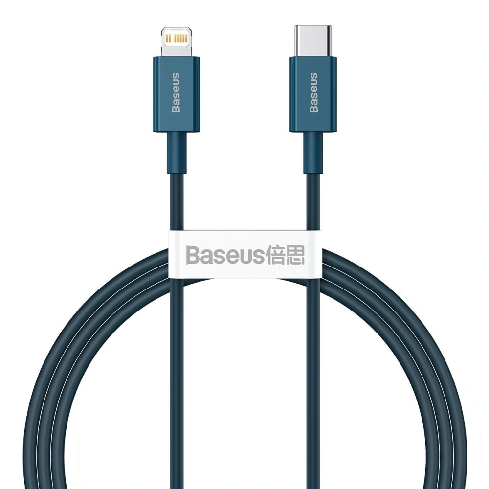 Hurtownia GSM - Kabel USB-C do Lightning Baseus Superior Series, 20W, PD, 1m (modrý) - BSU2665BLU - {ean13} - Hurt