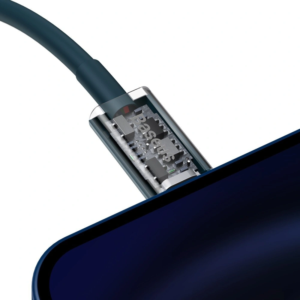 Hurtownia GSM - Kabel USB-C do Lightning Baseus Superior Series, 20W, PD, 1m (modrý) - BSU2665BLU - {ean13} - Hurt