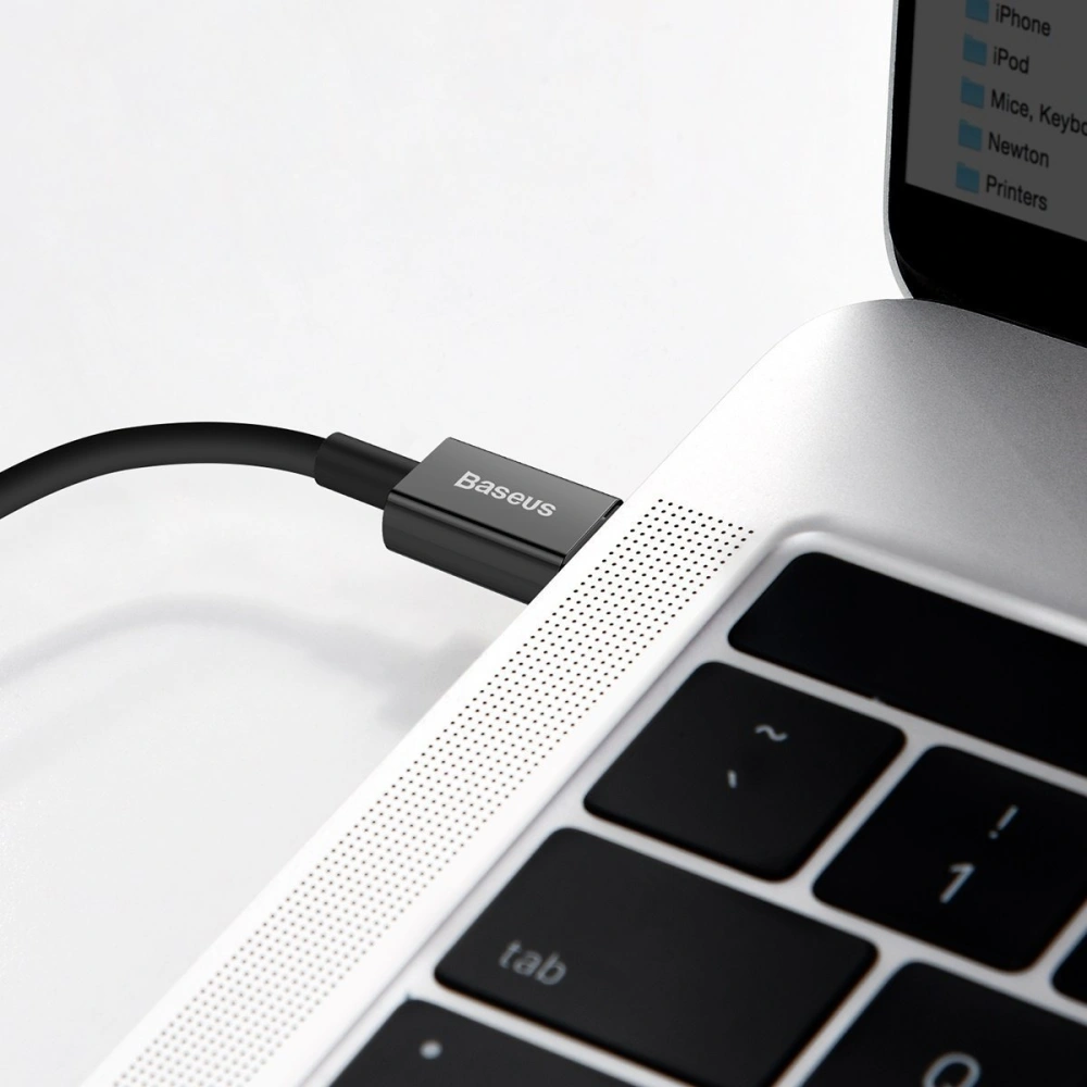 Hurtownia GSM - Kabel USB-C do Lightning Baseus Superior Series, 20W, PD, 1m (černý) - BSU2666BLK - {ean13} - Hurt