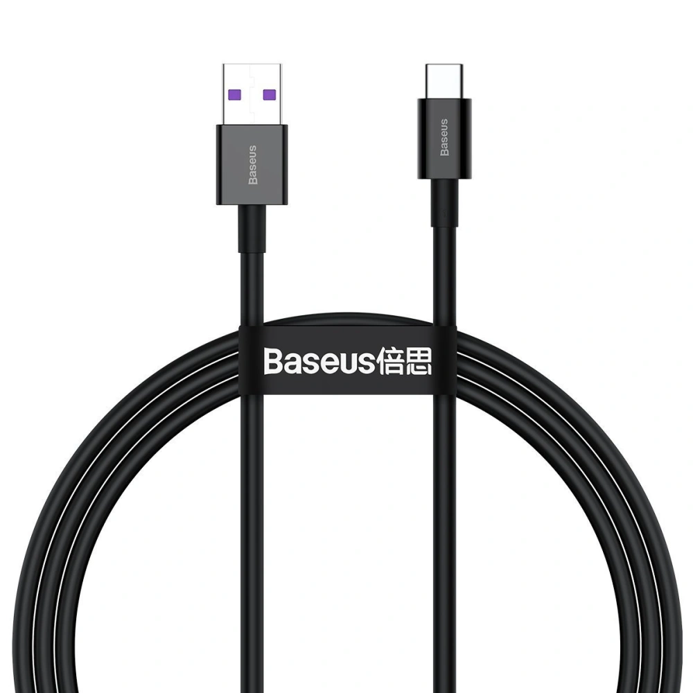 Hurtownia GSM - Kabel USB do USB-C Baseus Superior Series, 66W, 1m (černý) - BSU2667BLK - {ean13} - Hurt